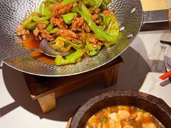 辣椒炒肉-绿茶餐厅(淮安吾悦广场店)