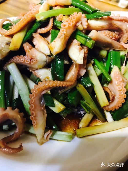 老水塔杂鱼馆-葱拌八带-菜-葱拌八带图片-青岛美食-大众点评网