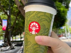 蜜瓜牛乳茶-霸王茶姬(正佳广场店)