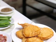 鸡蛋炸馒头片-大槐树烤肉馆