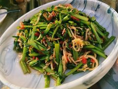 酸笋炒空心菜-浩海火烧云傣家菜(蓝港店)