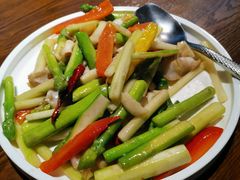 芦笋炒螺片-肴约·花园式餐厅(湖里店)