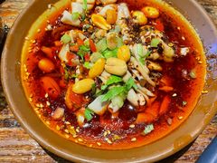 红油冒鸭肠-串大叔炭火烤串·鸡西大冷面刀削面(总店)