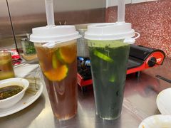 手打柠檬茶（绿）-燃计沙茶皇·香港沙茶火锅(人广旗舰店)