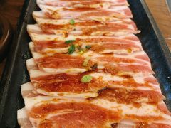 调味猪五花-九田家黑牛烤肉料理(长春路友好店)