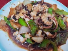 酱爆八爪鱼-吕四渔港码头海鲜餐厅