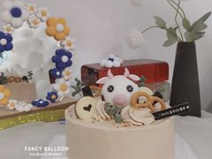 -卡比儿童蛋糕·心意定制·低脂零卡糖动物奶油FancyBALLOON(滨海店)