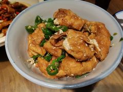 青椒炒油豆腐-农耕记·湖南土菜(halo广场店)