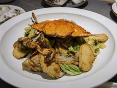 梭子蟹炒年糕-阿毛饭店(和义路店)