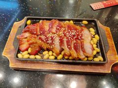 招牌蜜汁铁板叉烧-香港威特瑞茶餐厅(小白楼音乐厅店)