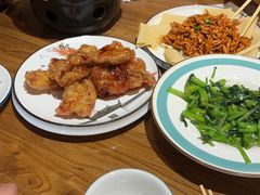 -东来菜馆•手抓海鲜家常菜•海鲜锅贴(鸽子窝店)