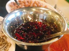 现炸辣椒油-情忆草原涮肉馆