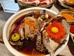 -草家酱蟹炭火烤肉店(珲春南路一店)