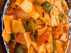 羊肉炒面片子-兰州-西固陈记牛肉面·烧烤(山阴路店)