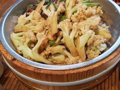 大盆有机花菜-呱呱叫民俗风味主题餐厅(沣峪口店)