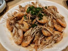 船上人烧的河虾-7017浙菜•建德味(中财店)