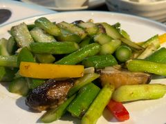 百合香菇炒芦笋-花溪雨·森林餐厅(石基店)