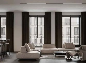 开放式的空间带来舒适自然的感觉，102㎡的面积