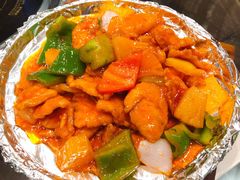 铁板菠萝鲜鸡球-金碧轩粤菜海鲜大酒楼
