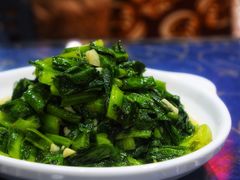 炒油麦菜-国生茶庄·地道农家菜团建活动