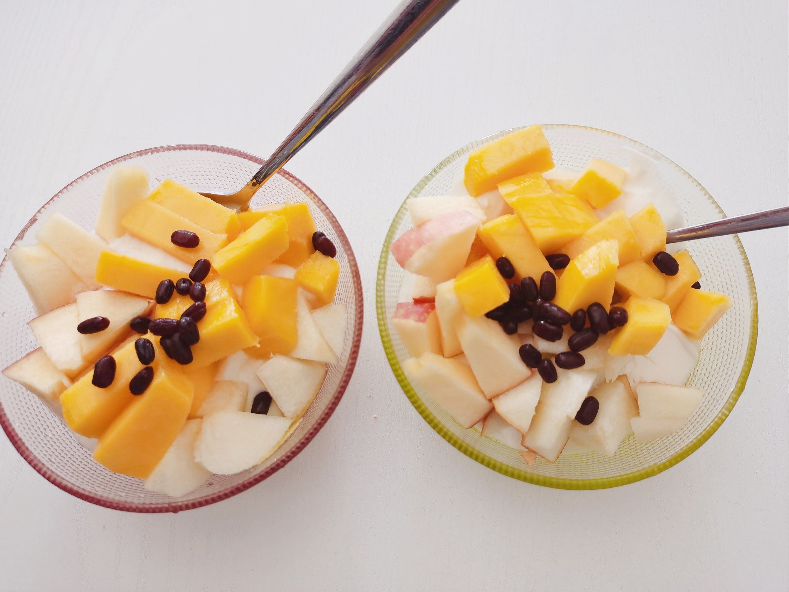 自制酸奶水果捞