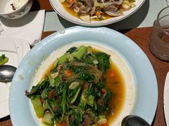 农家毛白菜炒肉-海尔巴格一甸茶餐厅(团结路店)