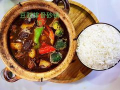 豆豉排毒砂锅饭-小鳌陪你小排档·四季小龙虾·田鸡·宵夜(中央第五街店)