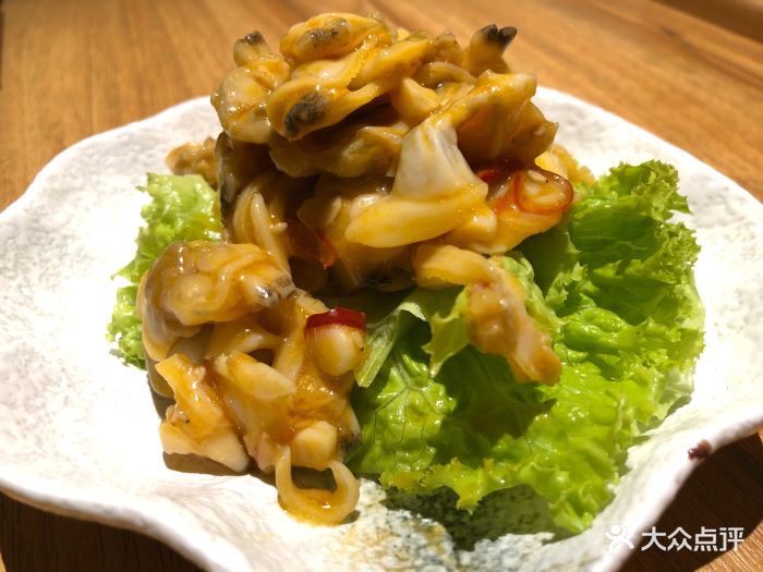 鳗樽·炭烤活鳗居酒屋(晶品店)-辣味鲜蛤-菜-辣味鲜蛤图片-上海美食