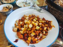 -八次方密云水库鱼粘卷子·熏鸽子·农家菜