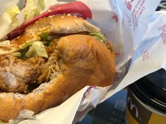 麦辣鸡腿堡套餐-麦当劳(朝阳路得来速店)