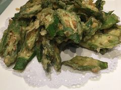 椒盐秋葵-天厨妙香素食餐厅(清华店)