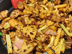 干锅牛蛙-椒行天下干锅牛蛙·(万宝店)