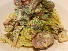 培根蘑菇奶油意面-新贝乐意大利餐厅(苏州中心店)