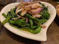 马拉盏炒通菜-大头虾越式风味餐厅(光明广场店)