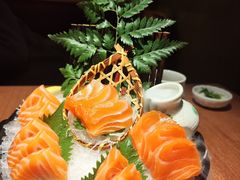 厚切深海三文鱼刺身-万岁寿司(天河领展店)