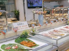 -绿岛港轩海鲜烤肉涮锅自助餐厅
