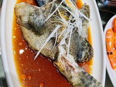 清蒸桂鱼-刘胖子家常菜·蹄花焖藕(中央花园店)