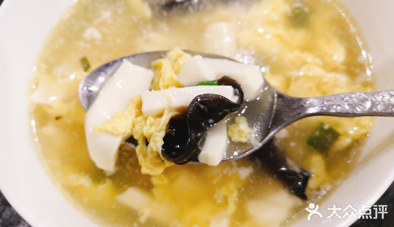 厨房小白快手汤菜谱之内酯豆腐蛋花汤