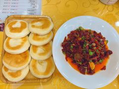 焉耆滚刀肉辣皮子夹馍-新疆巴州金丝特餐厅(大钟寺店)