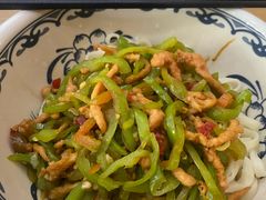 尖椒肉丝拌面-山西刀削面