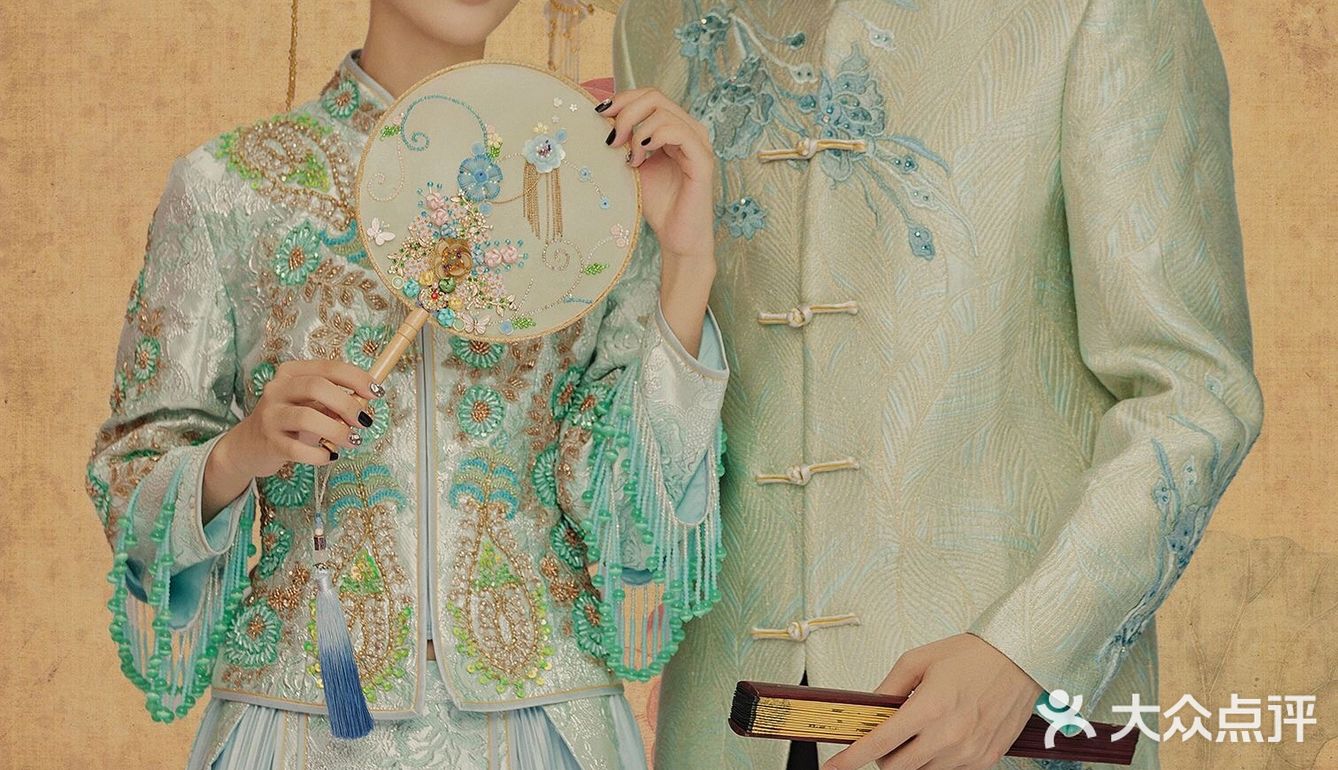只有拍了工笔画婚纱照,才知道自己能有多美🌼