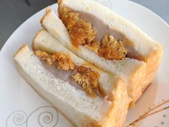 芋泥肉松三明治-啊噗吐呦现场烘焙(麦凯乐店)