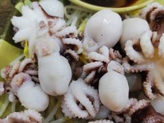 芥末白灼八爪鱼-贞姨美食·老字号海鲜大排档