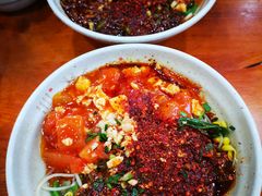 油泼面-手擀菠菜面(西康路店)