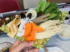 两人蔬菜拼盘-鱼酷活鱼烤鱼(中联广场店)