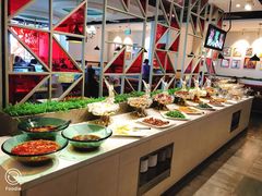 自助取餐区-鑫海汇海鲜烤肉火锅自助(七彩城店)