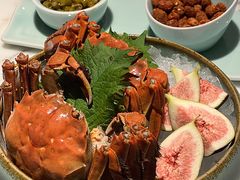 十年花雕醉湖蟹配无花果-杭州君悦酒店·湖滨28中餐厅