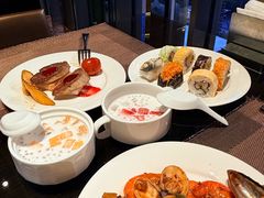-大中华希尔顿酒店-念自助餐·海南美食·三文鱼