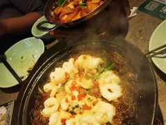 金银蒜蒸凤尾虾-绿茶餐厅(崇文门新世界店)