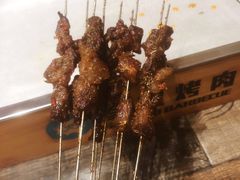 秦川黄牛招牌烤肉筋-叁宝烧烤 西安烧烤 领跑品牌(学府路店)